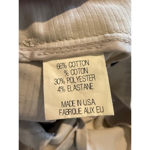 Theory Low Rise Straight Leg Pants Sand 8 - Picture 6 of 6